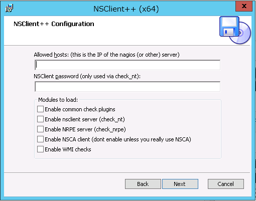 NSClient++ Config