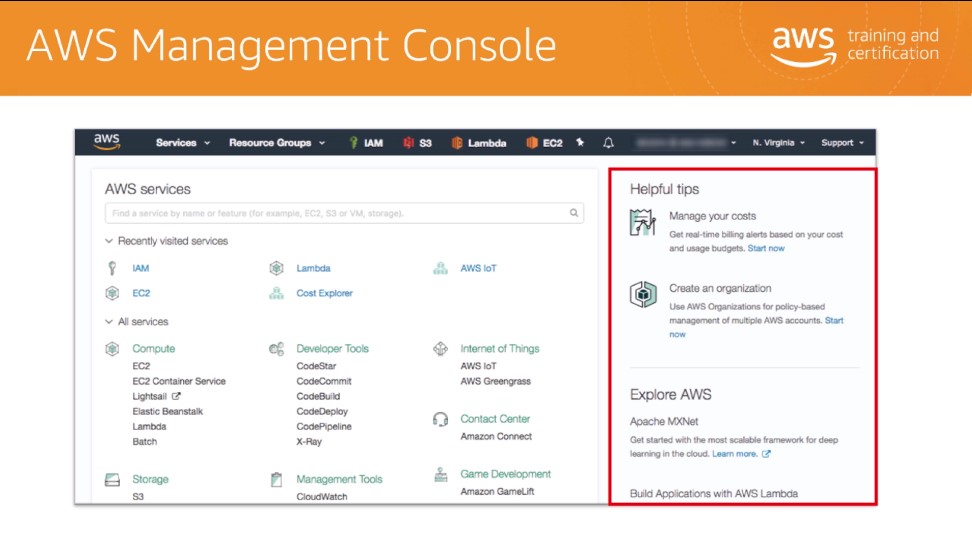 Introduction To Aws Management Console まとめ ナレコムawsレシピ